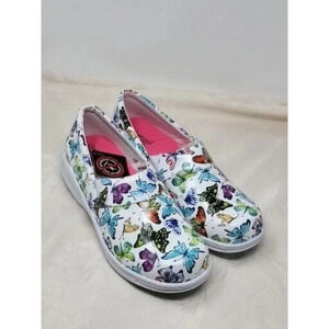 Laforst Rachel 7003 Women's Leather Nonslip Server Waitress Slip On Clog size 11